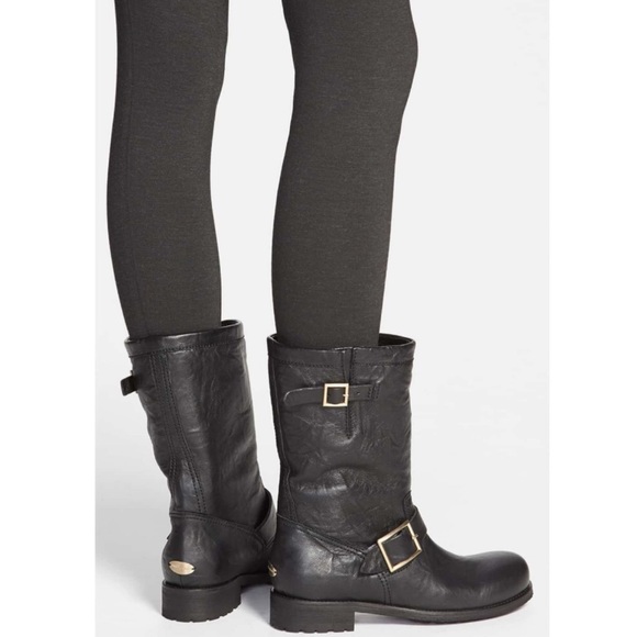 Jimmy Choo Shoes - Jimmy Choo Biker Moto Leather Boots